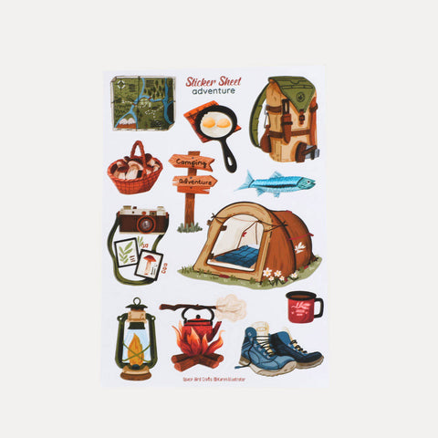 Stickerbogen – verschiedene Motive – Splitmoon Art