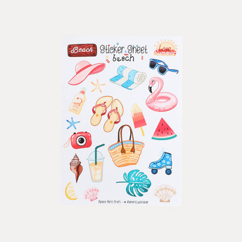 Stickerbogen – verschiedene Motive – Splitmoon Art