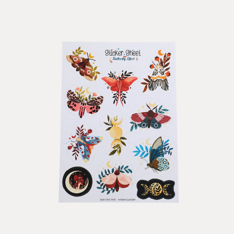 Stickerbogen – verschiedene Motive – Splitmoon Art