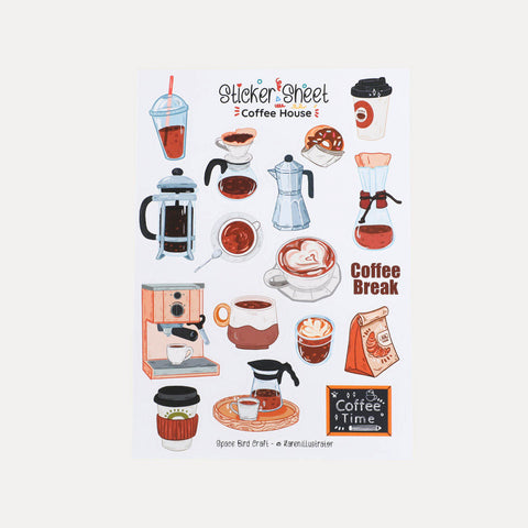 Stickerbogen – verschiedene Motive – Splitmoon Art