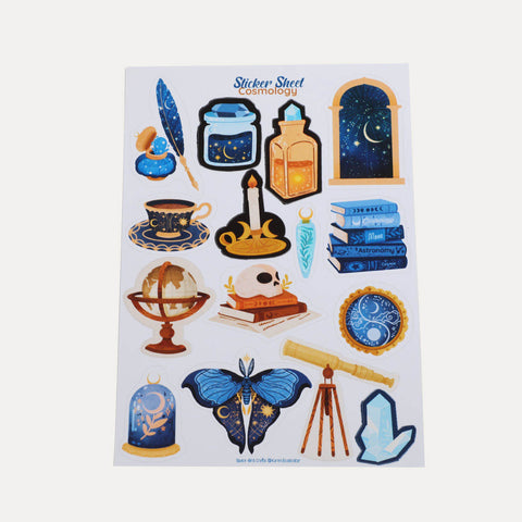 Stickerbogen – verschiedene Motive – Splitmoon Art
