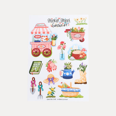 Stickerbogen – verschiedene Motive – Splitmoon Art