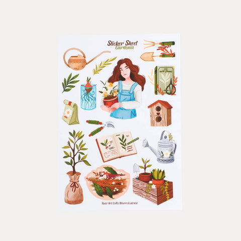 Stickerbogen – verschiedene Motive – Splitmoon Art