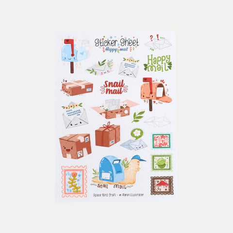 Stickerbogen – verschiedene Motive – Splitmoon Art