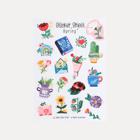Stickerbogen – verschiedene Motive – Splitmoon Art