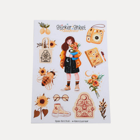 Stickerbogen – verschiedene Motive – Splitmoon Art