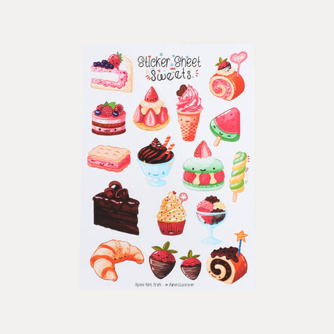 Stickerbogen – verschiedene Motive – Splitmoon Art