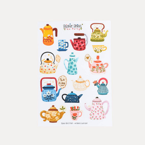 Stickerbogen – verschiedene Motive – Splitmoon Art