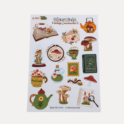 Stickerbogen – verschiedene Motive – Splitmoon Art