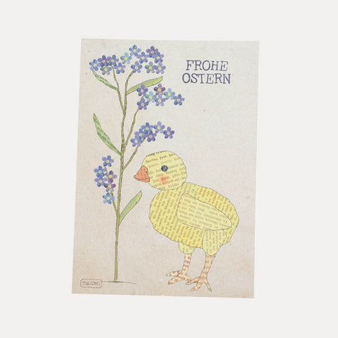 Ostergruß mit Küken – Tikiono – Postkarte