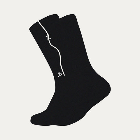 Weser – Socken – Black – ooley