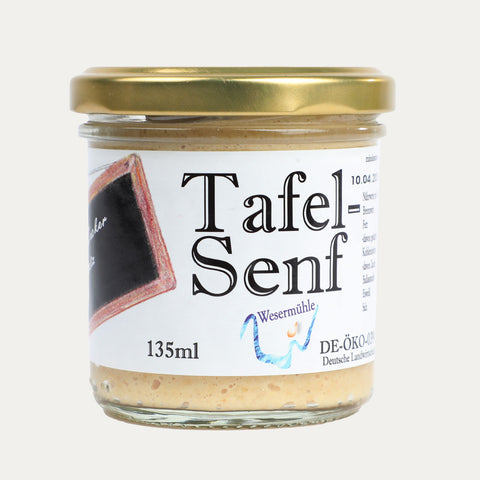 Tafel Senf – Wesermühle – 150 g