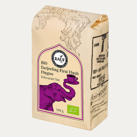 Darjeeling First Flush Flugtee – Rauf Tee – 100 g