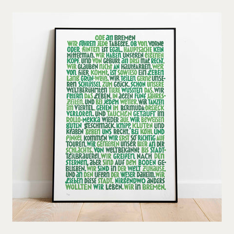 Ode an Bremen – Poster