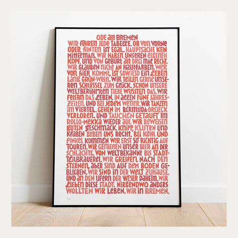 Ode an Bremen – Poster