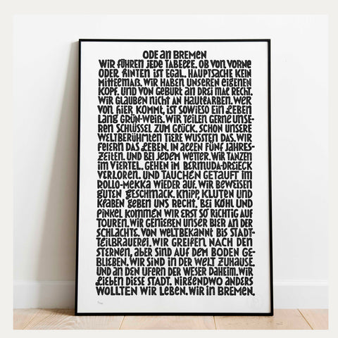 Ode an Bremen – Poster