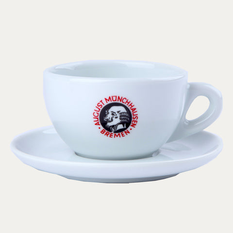 Münchhausen – Cappuccino-Tasse und Untertasse