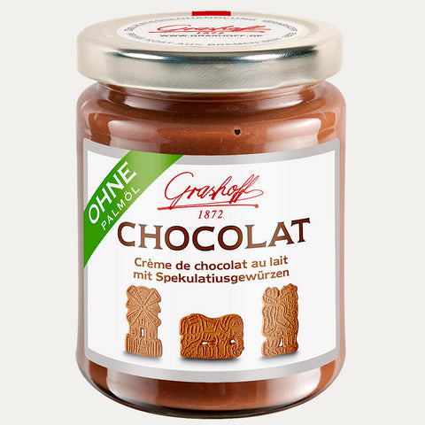 Milch Chocolat mit Spekulatiusgewürzen – Schokoladencreme 250 g