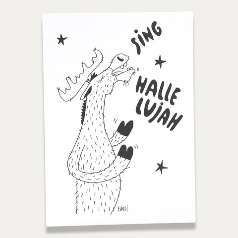Sing Hallelujah – Emti – Postkarte