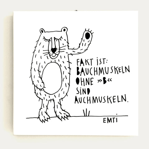 Auchmuskeln Fliese - Made in Bremen - EMTI -