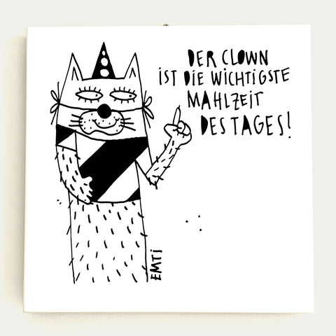 Der Clown Fliese - Made in Bremen - EMTI -