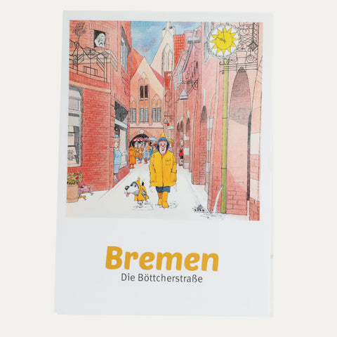 Postkarte – Böttcherstraße – Ernsting-Originals