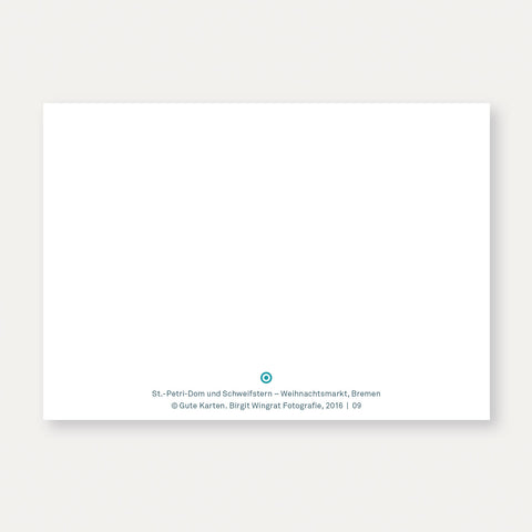St. Petri Dom mit Stern Weihnachten (009) – Postkarte