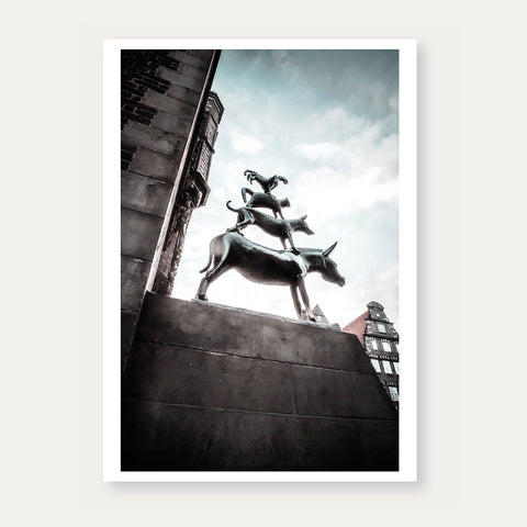Bremer Stadtmusikanten – Himmel (021) – Postkarte
