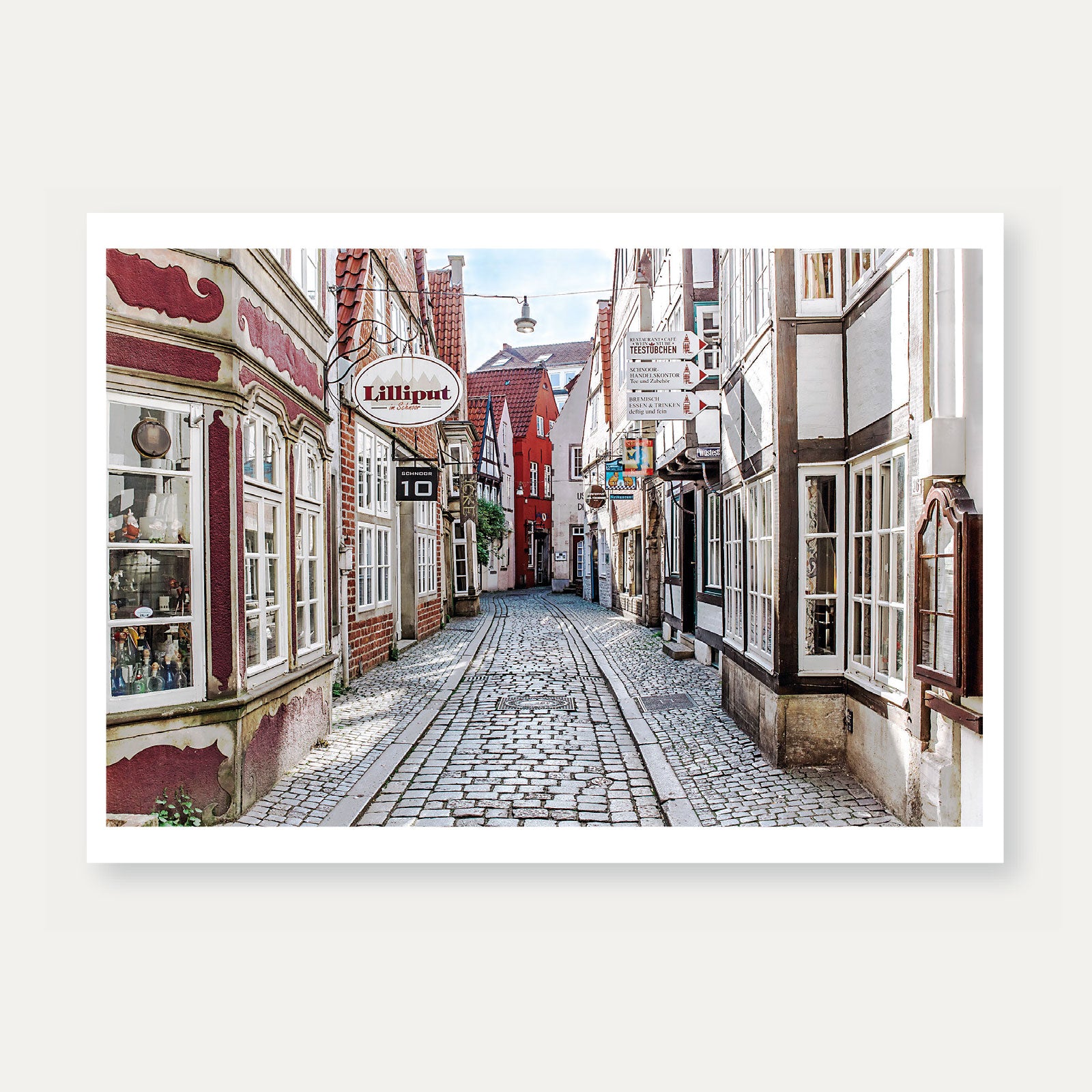 Schnoor-Viertel Postkarte