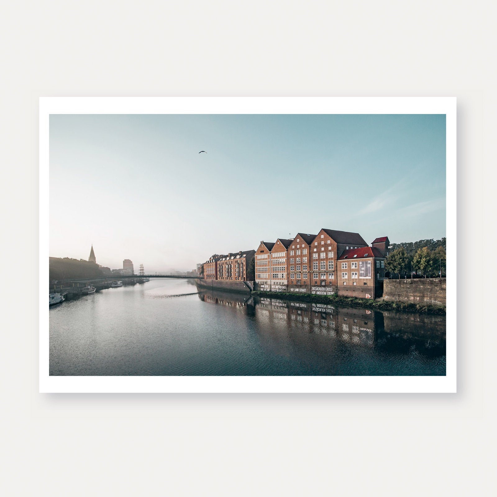 An der Weser – Weserburg auf der Teerhofinsel Postkarte