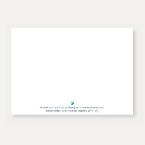 Marktplatz, Schütting + Roland (144) – Postkarte