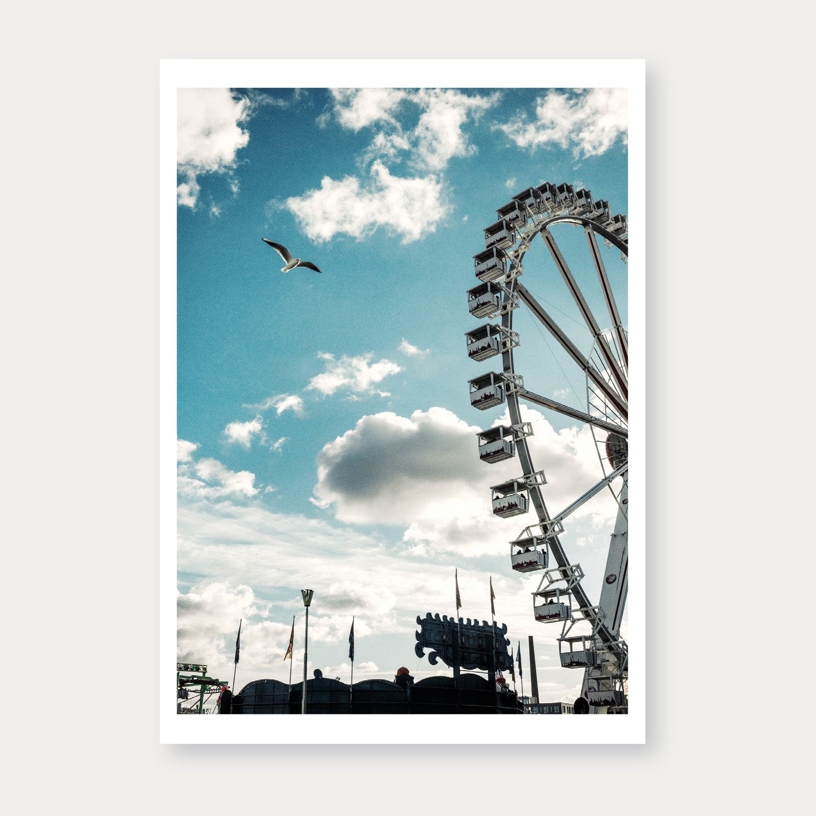 Riesenrad Bremer Freimarkt und Osterwiese Postkarte