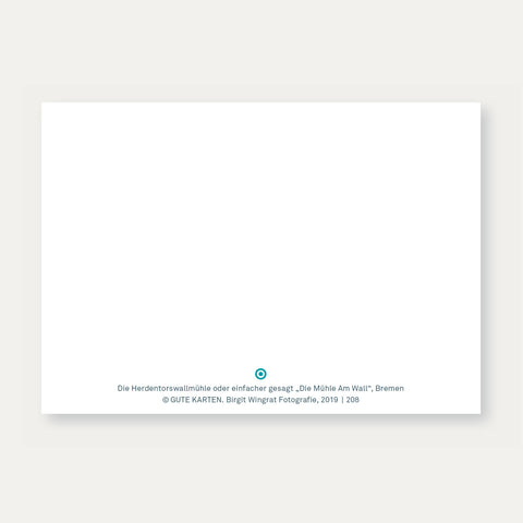 Mühle am Wall (208) – Postkarte