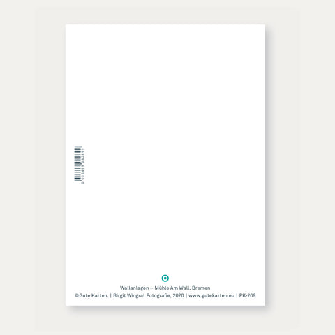 Wallanlagen – Mühle Am Wall (209) – Postkarte