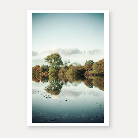 An der Weser – mit Blick zum Weserstadion (251) – Postkarte