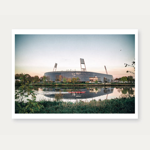 Kanufahren – Weserstadion Bremen (253) – Postkarte