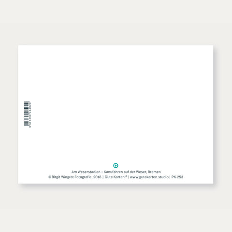 Kanufahren – Weserstadion Bremen (253) – Postkarte