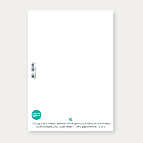 Aufstiegsspiel – Fanmarsch Werder Bremen (255) – Postkarte