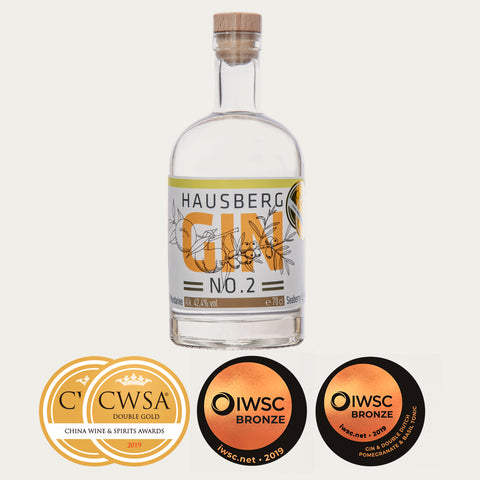 Hausberg No.2 - 700ml - Gin - Made in Bremen - Hausberg Spirituosen -