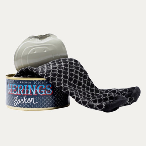 Herings Socken in der Dose – Socken, verschiedene Größen
