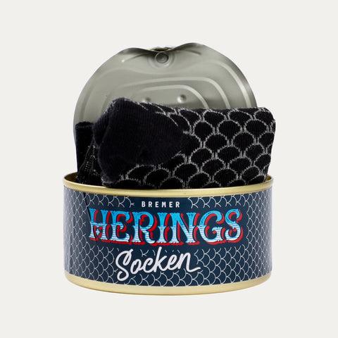 Herings Socken in der Dose – Socken, verschiedene Größen
