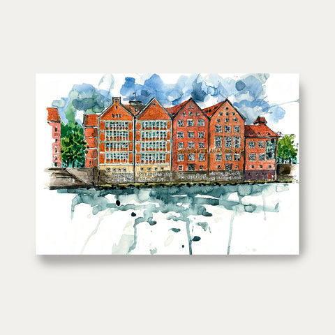 Teerhofinsel – Isa Fischer – Postkarte
