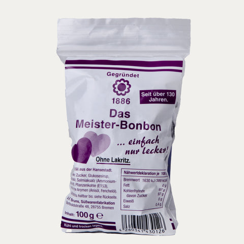 Das Meister Bonbon in Herzform, Bonbons – 100 g