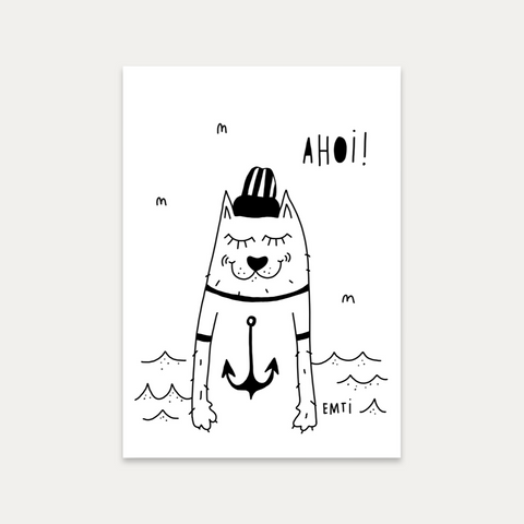Ahoi – Emti – Postkarte
