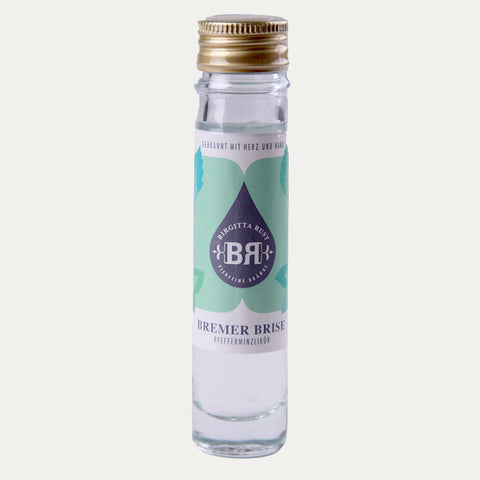 Bremer Brise Pfefferminzlikör 18% Vol. - Made in Bremen - Piekfeine Brände -
