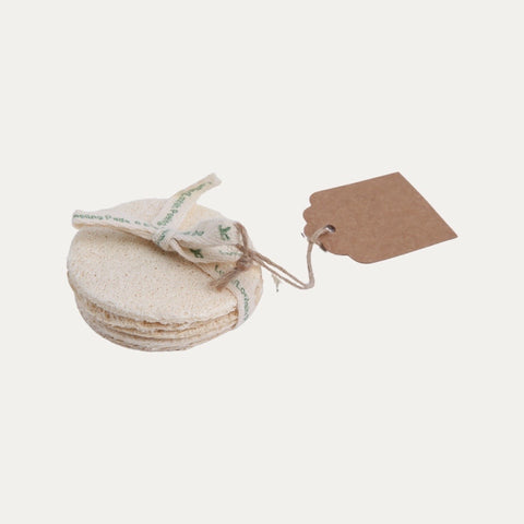 Luffa-Peeling-Pads – 5er Pack, gebündelt