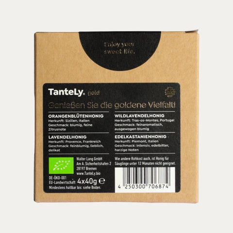 TanteLy – Honig Geschenkset – 4 x 40 g