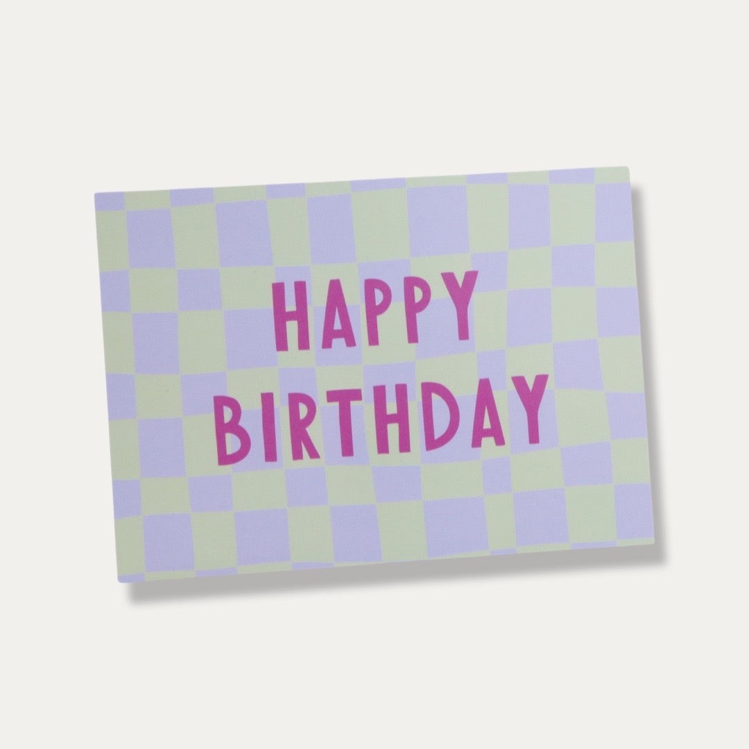 Happy Birthday – Postkarte