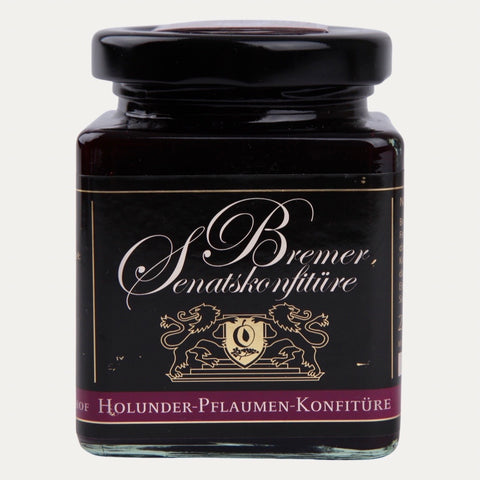Bremer Senatskonfitüre – Holunder-Pflaumen-Konfitüre – 220 g
