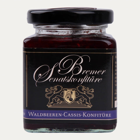 Bremer Senatskonfitüre – Waldbeere-Cassis – 220 g